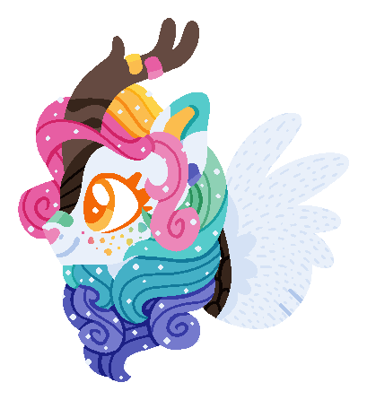 Rainbow kidcore winged kirin