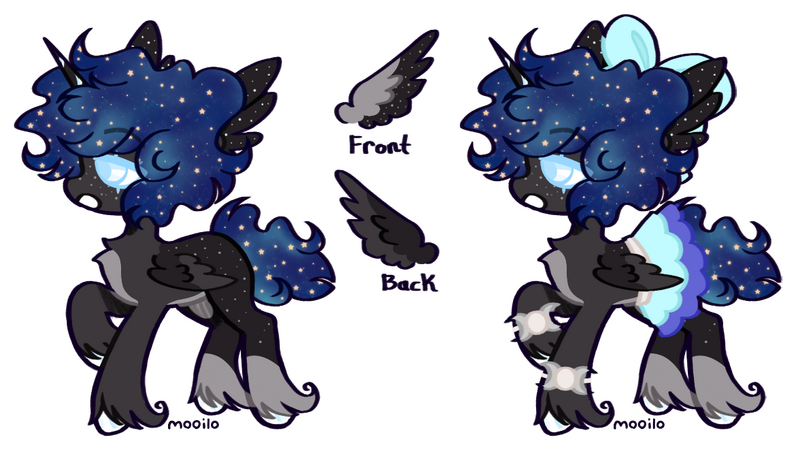 Browns &amp; blue space alicorn
